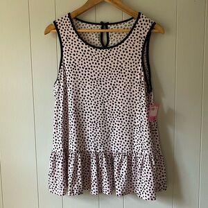 NWT Kate Spade 2 piece pajama set. Size medium